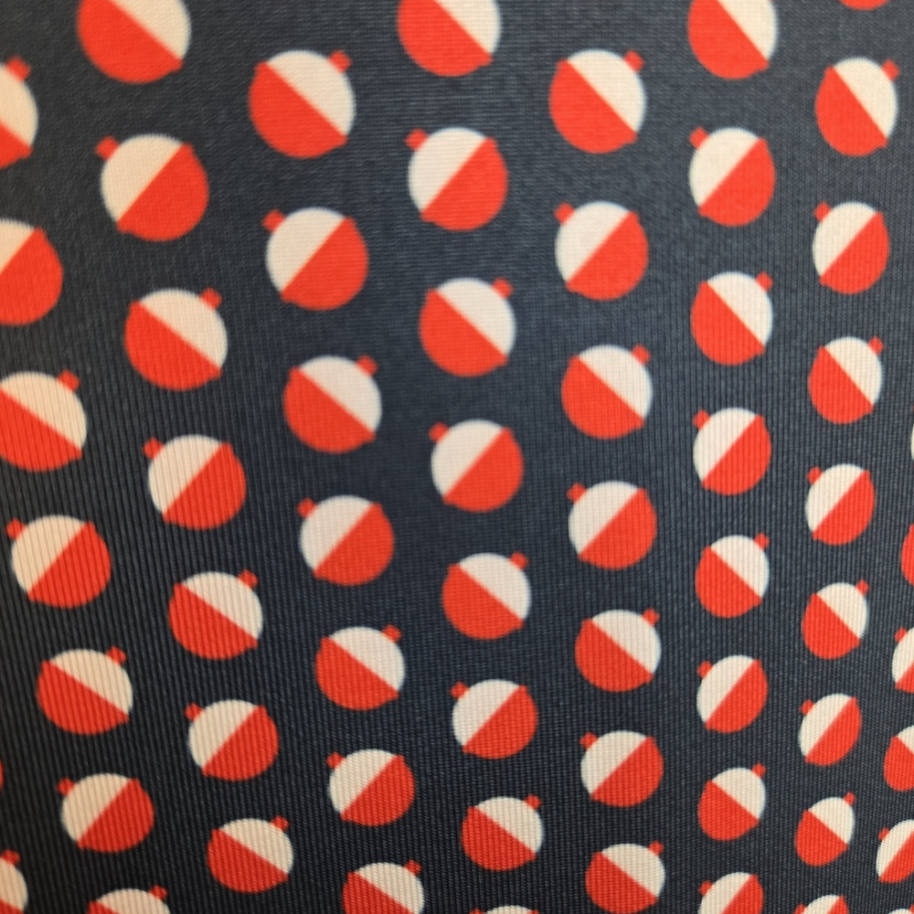 Waggle Red & Navy Bobber Print Short-Sleeve Golf Polo XL NWT (6475) - Picture 3 of 7